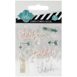 Thank You Mixed Media Clear Mini Stamps - 1