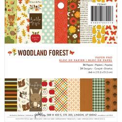 Woodland Forest Paper Pad 6"X6" 36/Pkg