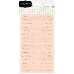 Along The Way Phrase Stickers 120/Pkg - 2