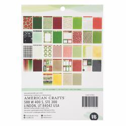 Evergreen & Holly Double-Sided Paper Pad 6"X8" 36/Pkg - 2