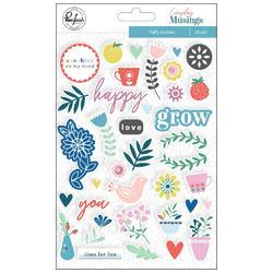 Everyday Musings Puffy Stickers 5"X7" 38/Pkg - 2