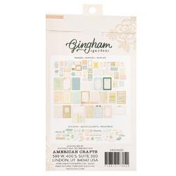 Gingham Garden Paperie Pack Paper Pieces & Washi Stickers 200/Pkg - 2