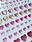 Pink, Gold & Silver Heart Shimmer Epoxy Stickers 132 pc - 2/2