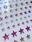 Pink, Gold & Silver Star Shimmer Epoxy Stickers 132 pc - 2/2