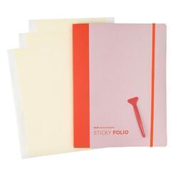 WeR Sticky Folio red 8.5"X11" - 2