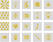 Amelia Transparent w/Gold Foil Cards 4"x4" 20pkg - 2/2