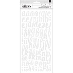 Citrus Bliss Thickers Alpha Stickers – white - 2