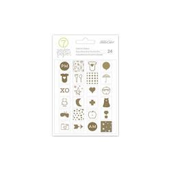 Clara Gold Icons Foil Stickers - 2