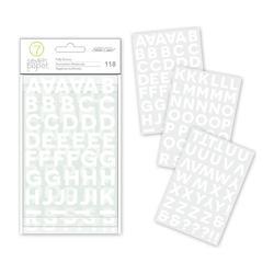 Clara Puffy Alpha Stickers - 2