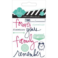 Remember Mixed Media Clear Mini Stamps - 2