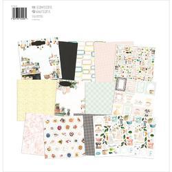 Around the Table Double-Sided Paper Pad 12"X12" 12/Pkg - 3