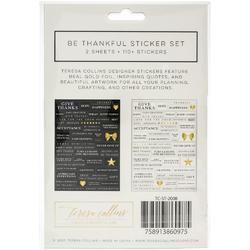 Be Thankful Designer Stickers 2/Sheets - 3
