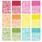 Color Vibe Brights Alpha Sticker Book 12/Sheets - 3/3