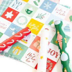 Happy Holidays Double-Sided Paper Pack 6"X6" 24/Pkg - 3
