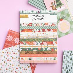 Mittens & Mistletoe Single-Sided Paper Pad 6"X8" 36/Pkg - 3
