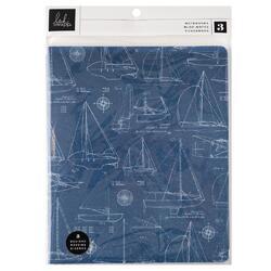 Set Sail Blank Notebooks Sailboats - PRUHY - 1ks - 3