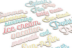 Poolside Thickers Phrase Stickers - 3
