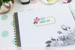 Memory Planner Spiral Bound Horizontal - Table Top - 4