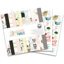Around the Table Double-Sided Paper Pad 12"X12" 12/Pkg - 4