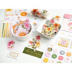 Chrysanthemum Cardstock Stickers - 4