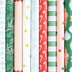 Happy Holidays Double-Sided Paper Pack 12"X12" 12/Pkg - 4